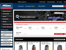 Tablet Screenshot of mitas-pneu.cz